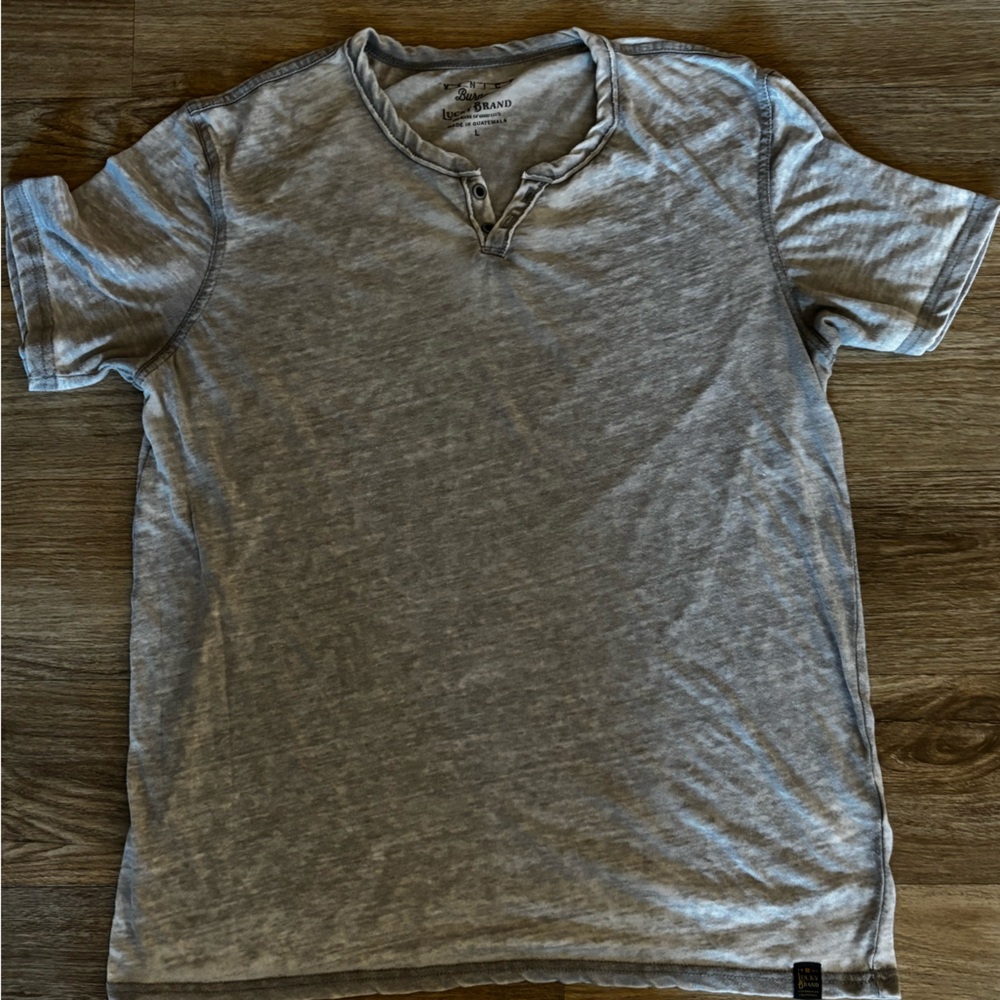 Lucky Brand Heather Gray Tee